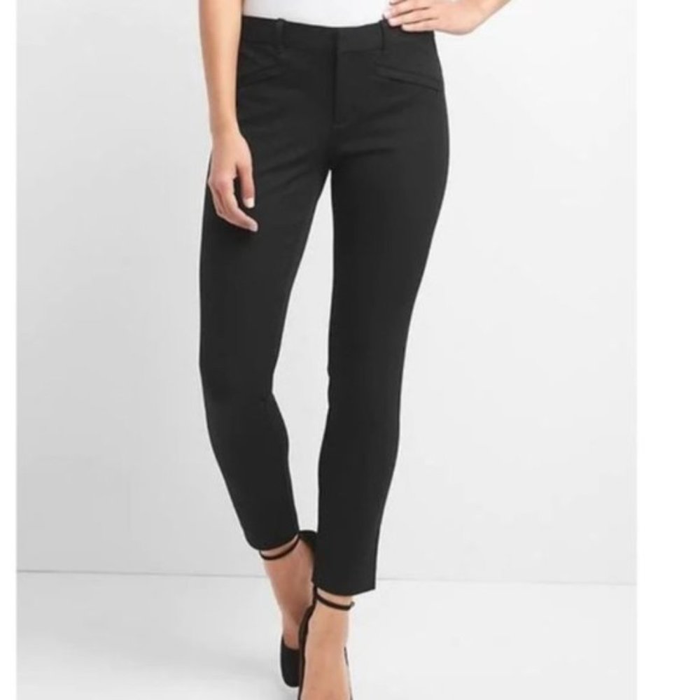 GAP Black Signature Skinny Ankle Pant sz 10